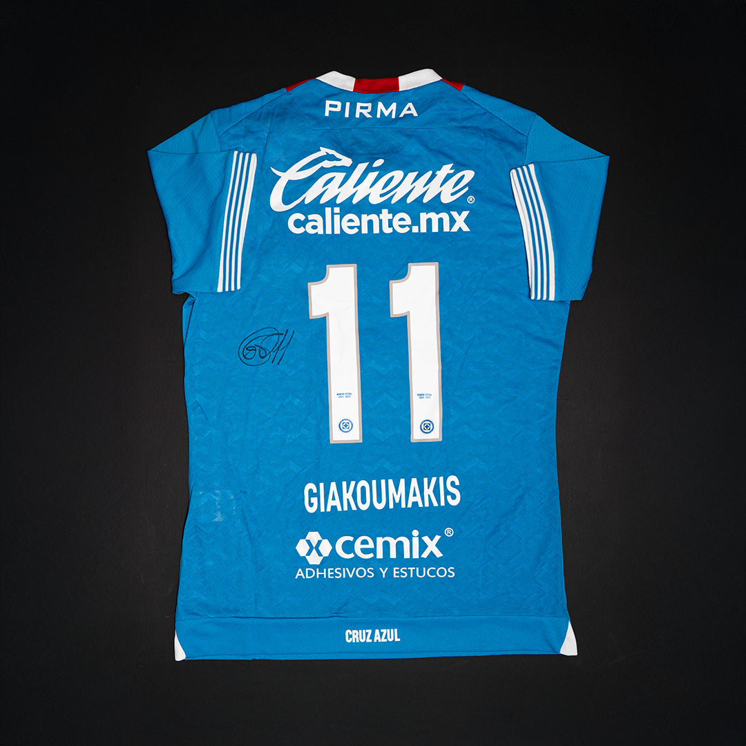 Jersey Firmado Giorgos Giakoumakis - Cruz Azul